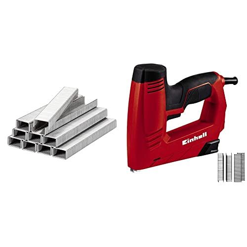 Einhell TC-EN 20 E: Dimensions agrafes: longueur 6-14 mm, largeur 11,4 mm, dimensions clous: longueur 14 mm, Livré avec 1000 agrafes et 500 clous